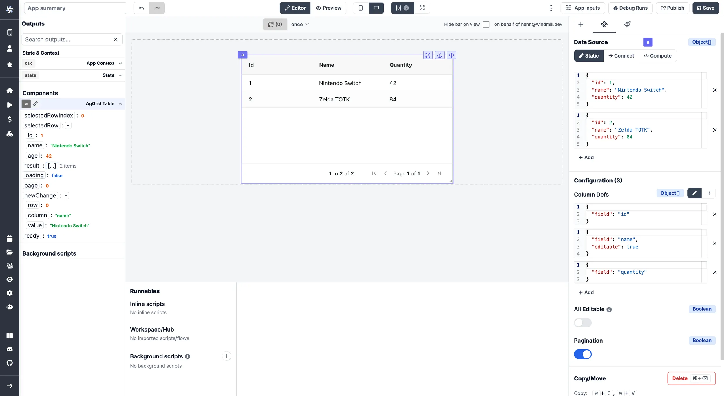 AgGrid Overview