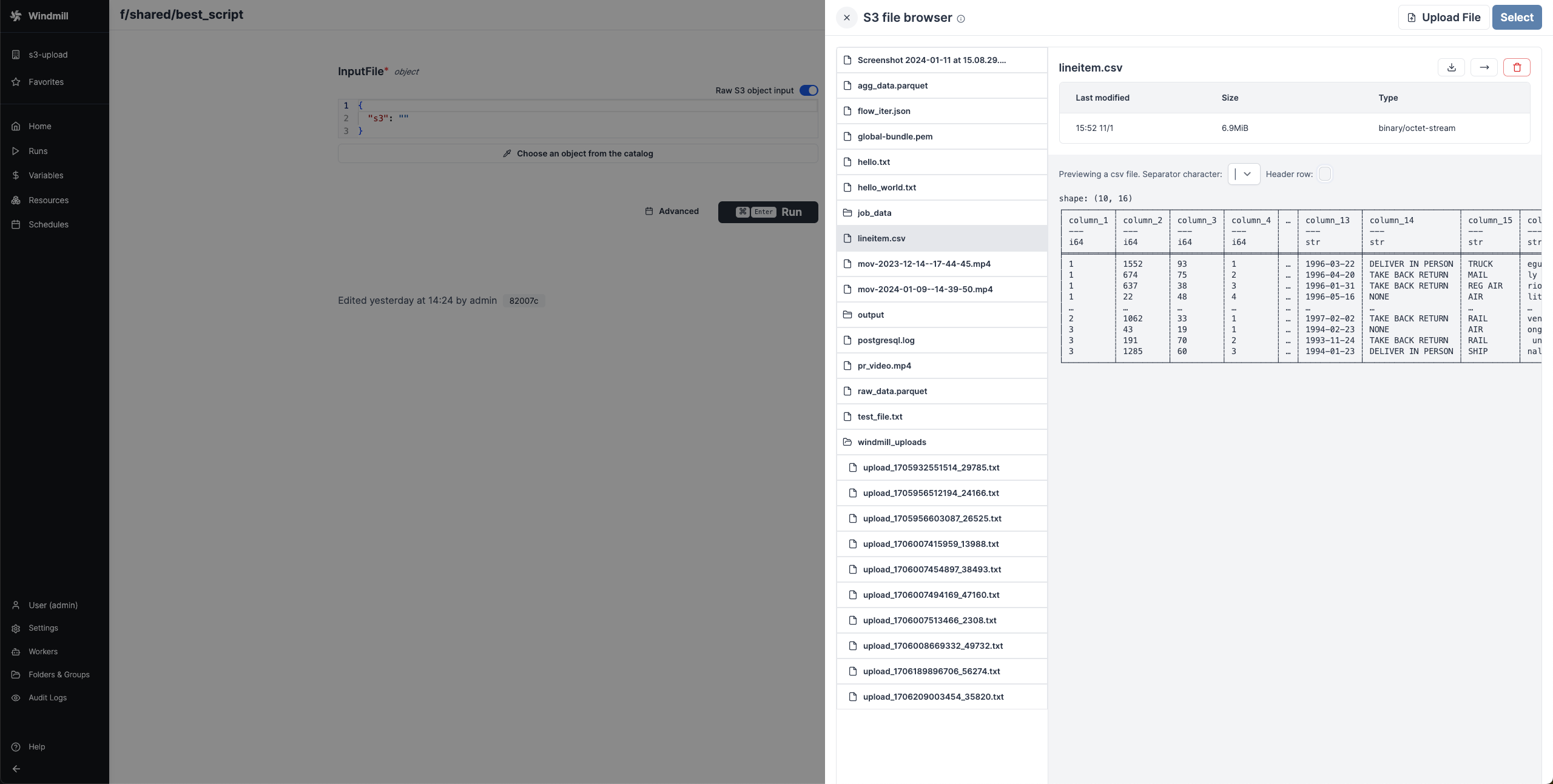 S3 bucket browsing